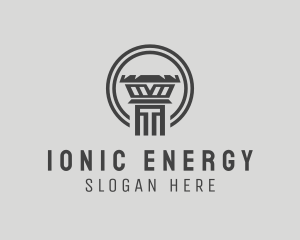 Professional Ionic Column  logo design