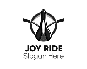 Retro Bicycle Saddle  logo design