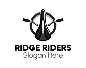 Retro Bicycle Saddle  logo design