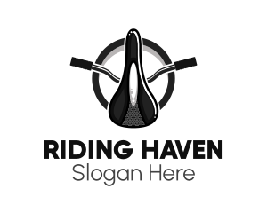 Retro Bicycle Saddle  logo