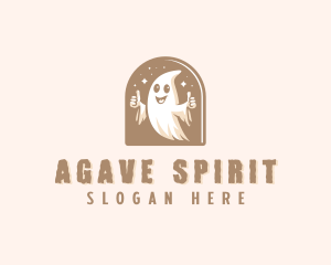 Spooky Scary Ghost  logo design