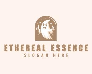 Spooky Scary Ghost  logo design