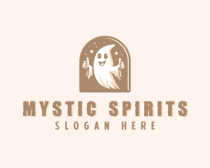 Spooky Scary Ghost  logo design