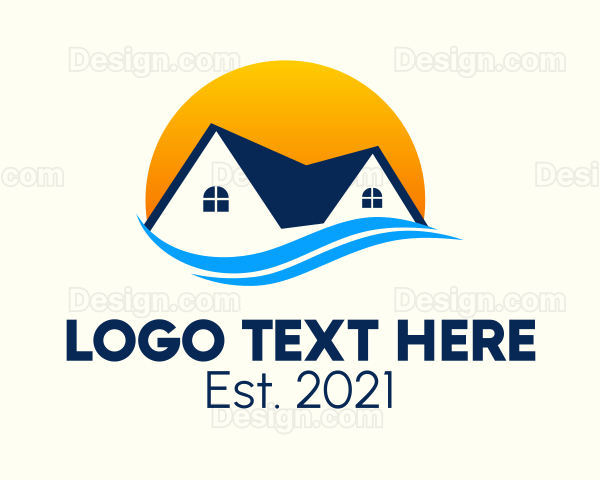 Sunset Wave Real Estate Logo