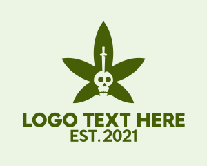 Dead Skull Cannabis  logo