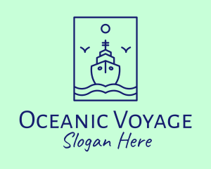 Luxury Cruise Ship Yacht logo