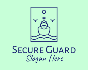 Luxury Cruise Ship Yacht logo