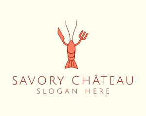 Lobster Seafood Restaurant logo design