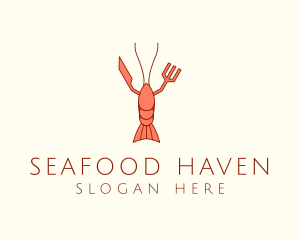 Lobster Seafood Restaurant logo design