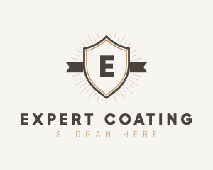 Ribbon Shield Boutique logo design