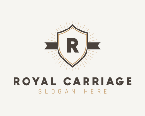 Ribbon Shield Boutique logo design