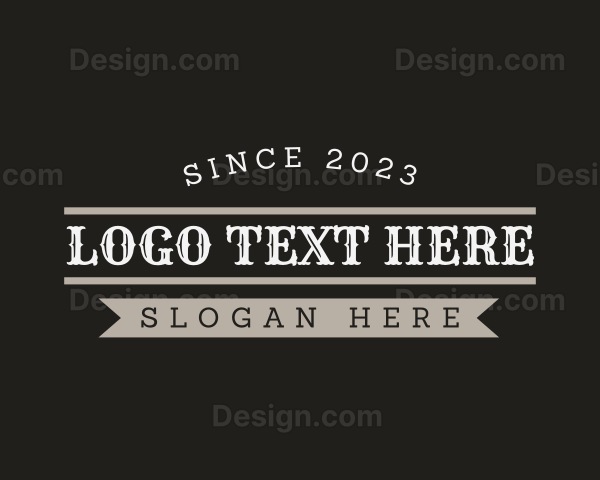 Western Rustic Business Logo