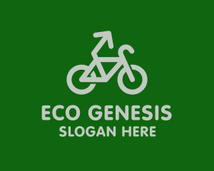 Eco Bike Arrow  logo design