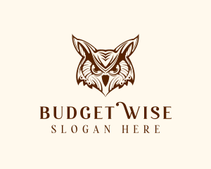 Wild Horned Owl logo design