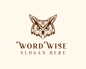 Wild Horned Owl logo design