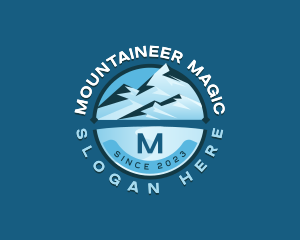 Mountain Alps Trekking logo design