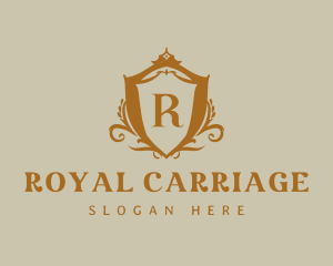 Ornate Royal Shield logo design