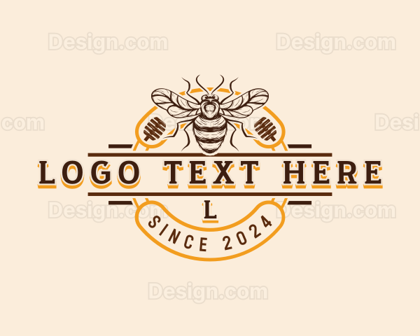 Honey Bee Apiary Logo