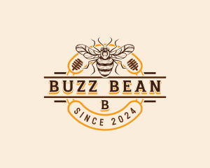 Honey Bee Apiary logo design