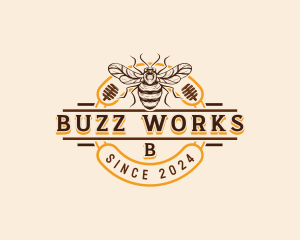 Honey Bee Apiary logo design