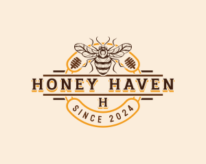 Honey Bee Apiary logo design