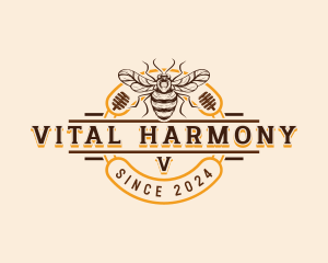 Honey Bee Apiary logo design