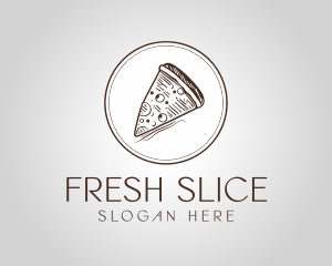 Handmade Pizza Pizzeria logo design