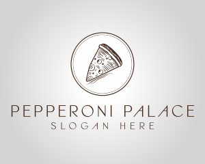 Handmade Pizza Pizzeria logo design