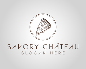 Handmade Pizza Pizzeria logo design