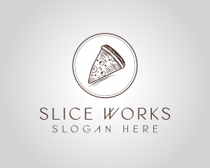 Handmade Pizza Pizzeria logo design