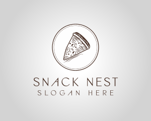 Handmade Pizza Pizzeria logo design