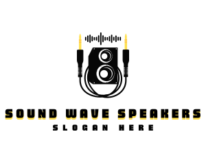 Speaker Music Audio logo design