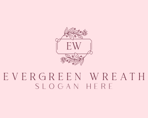 Floral Wreath Frame logo design