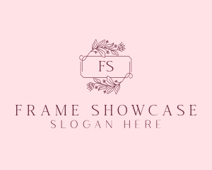 Floral Wreath Frame logo