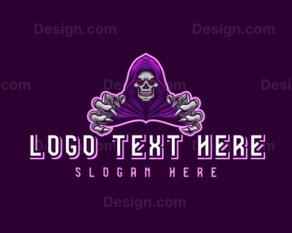 Horror Grim Reaper Logo