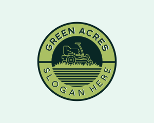 Lawn Mower Landscaping logo