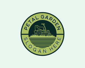 Lawn Mower Landscaping logo design