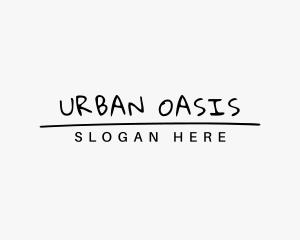 Urban Handwritten Brand logo design