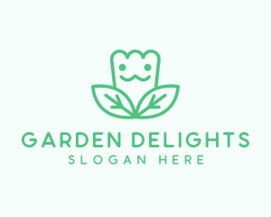 Tulip Flower Plant logo design