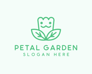 Tulip Flower Plant logo design