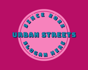 Urban Street Art Graffiti logo design