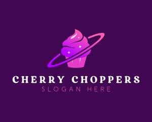 Starry Cupcake Orbit Logo