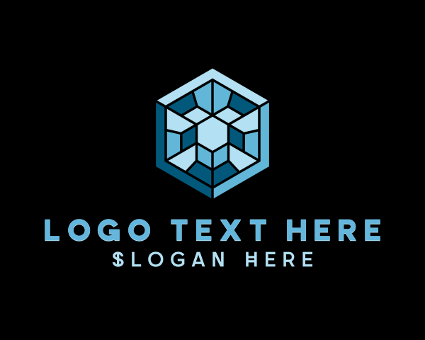 Hexagon logo example 3