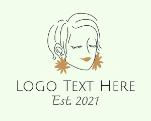 Beauty Woman Earrings logo