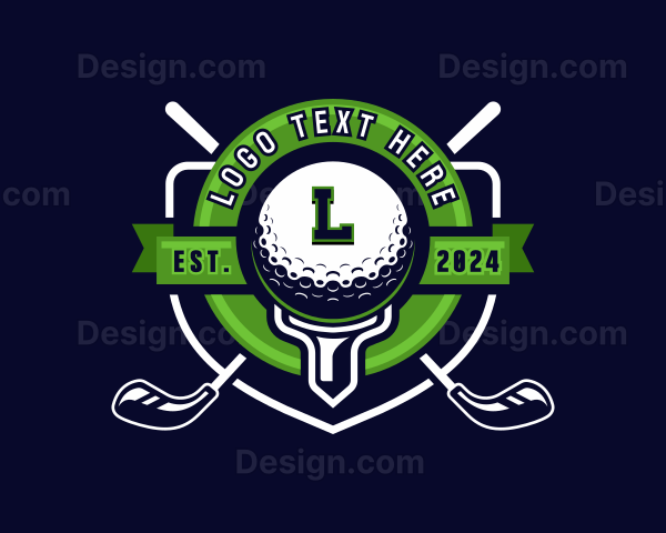 Golf Ball Tournament Logo