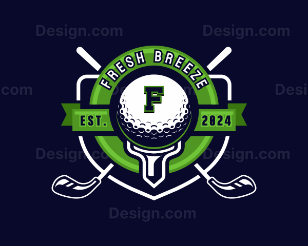 Golf Ball Tournament Logo