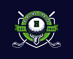 Golf Ball Tournament Logo