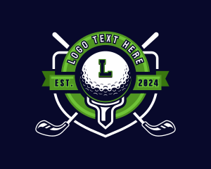 Golf Ball Tournament Logo