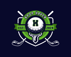 Golf Ball Tournament logo design