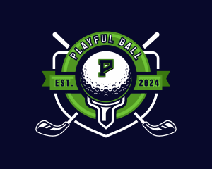 Golf Ball Tournament logo design